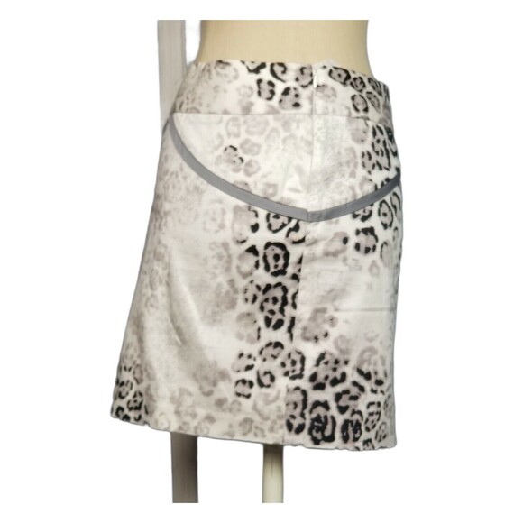 Emilio Pepe Italy Animal Print Mini Skirt Size 0 - Picture 2 of 6